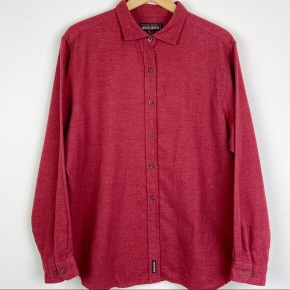 Woolrich Vintage Red Flannel Button-Up Blouse - Picture 2 of 13